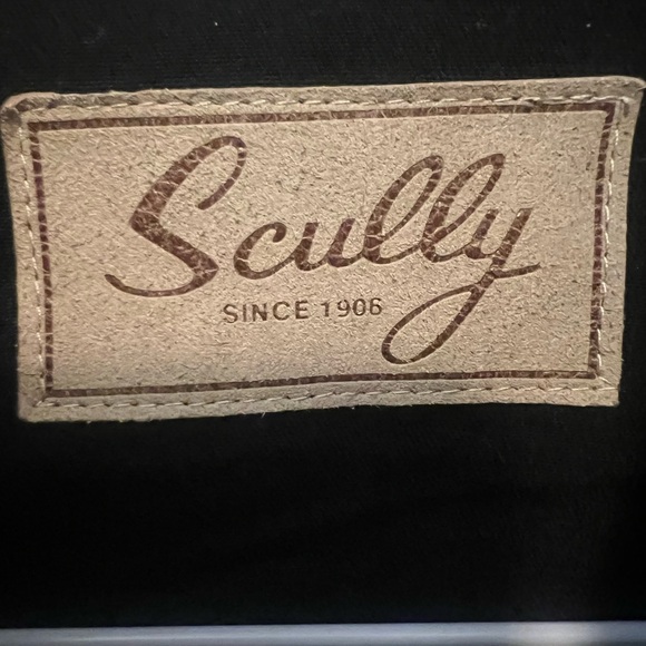 Scully embroidered pearl snap western long sleeve black womens shirt Small - Picture 9 of 14